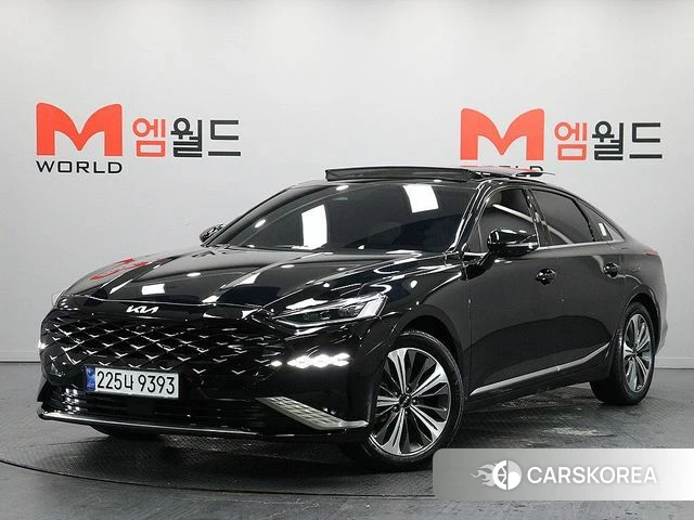 Kia K8 Hybrid 2023 Черный из Кореи