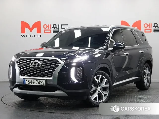Hyundai Palisade 2021 Синий из Кореи