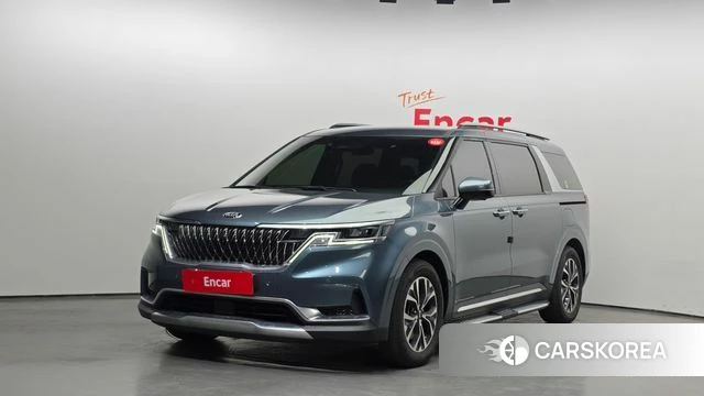 Kia Carnival 4th generation 2021 Небесно-голубой из Кореи