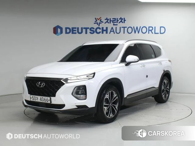 Hyundai Santa Fe TM 2018 Белый из Кореи