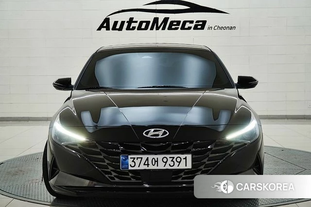 Hyundai Avante (CN7) 2022 Черный из Кореи