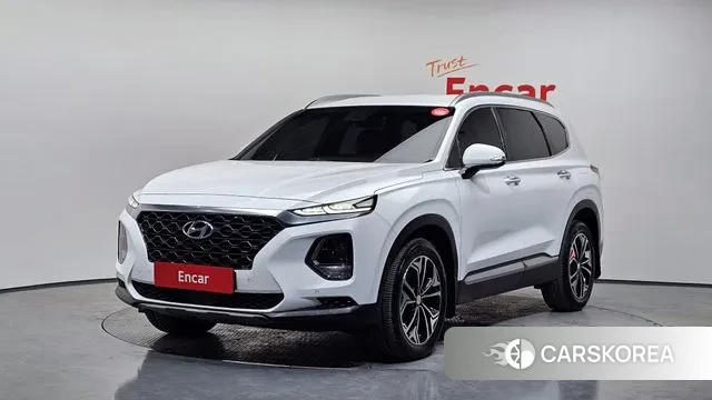 Hyundai Santa Fe TM 2020 Белый из Кореи