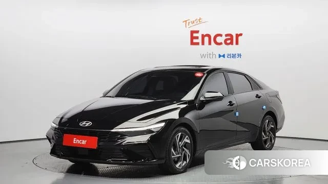 Hyundai The New Avante (CN7) 2024 Черный из Кореи