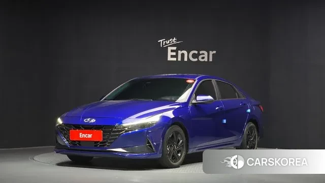 Hyundai Avante (CN7) 2023 Синий из Кореи