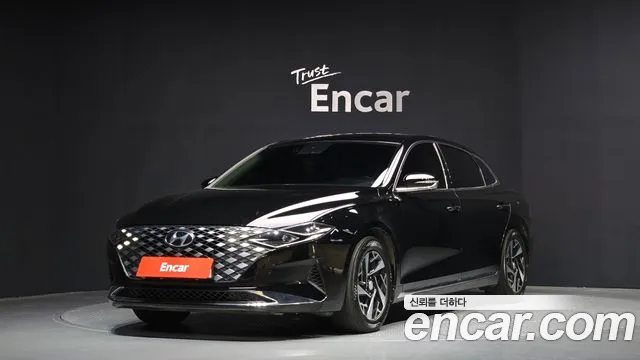 Hyundai The New Grandeur IG Hybrid 2021 Черный из Кореи