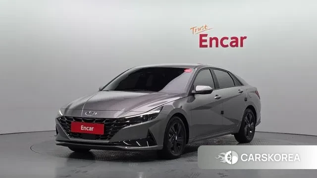 Hyundai Avante Hybrid (CN7) 2021 Серебристо-серый из Кореи