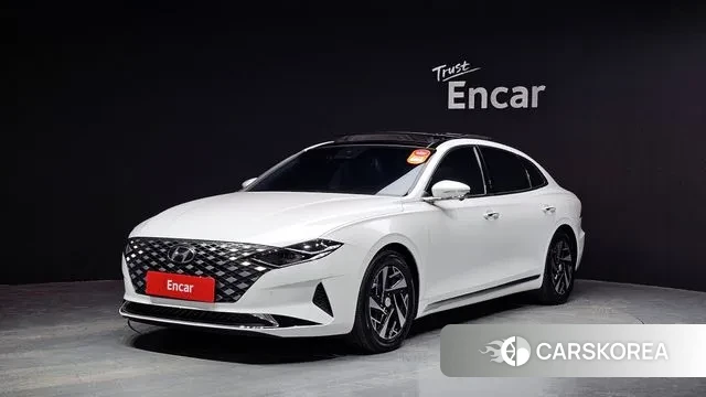 Hyundai The New Grandeur IG Hybrid 2021 Белый из Кореи