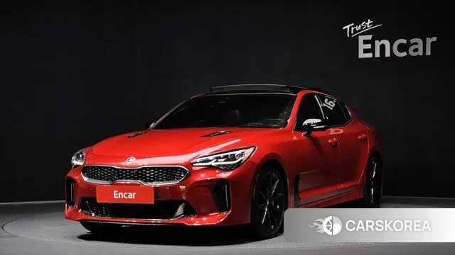 Kia Stinger Meister 2021 Красный из Кореи