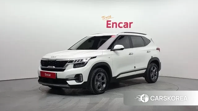 Kia Seltos 2022 Черный из Кореи