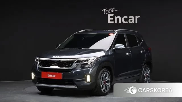 Kia Seltos 2022 Серый из Кореи