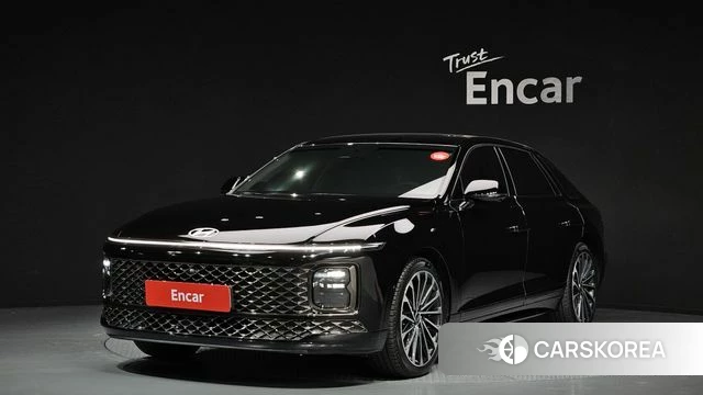 Hyundai Grandeur Hybrid (GN7) 2023 Черный из Кореи