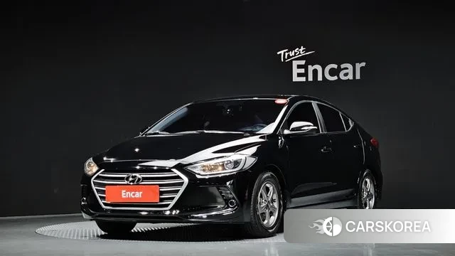 Hyundai Avante AD 2018 Черный из Кореи