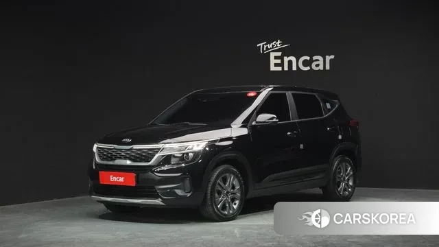 Kia Seltos 2020 Черный из Кореи