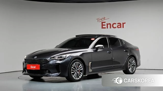 Kia Stinger 2018 Серый из Кореи