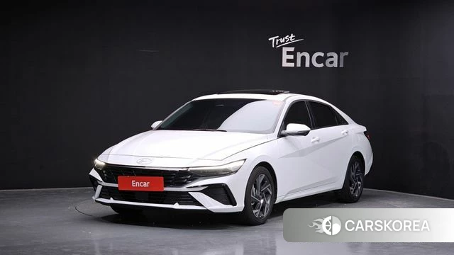 Hyundai The New Avante (CN7) 2024 Белый из Кореи