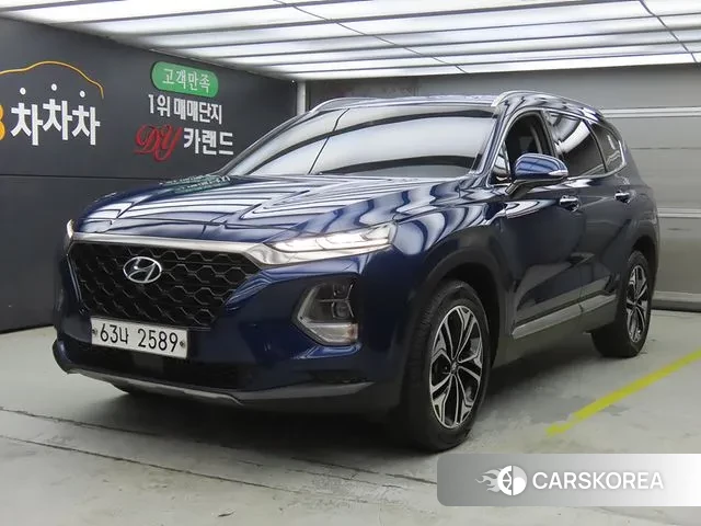 Hyundai Santa Fe TM 2018 Синий из Кореи