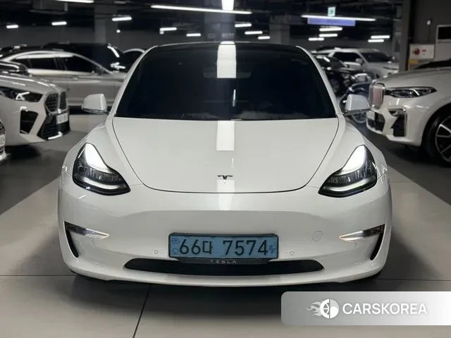 Tesla Model 3 2019 Белый из Кореи