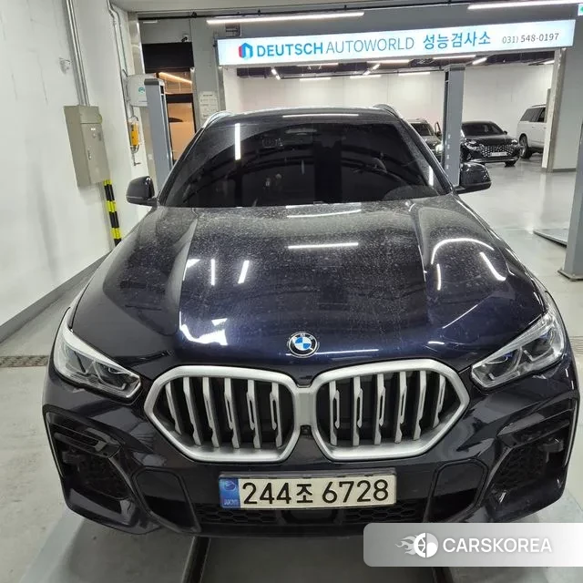BMW X6 (G06) 2022 Черный из Кореи