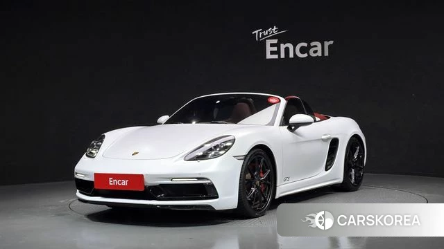 Porsche 718 Boxster 2019 Белый из Кореи