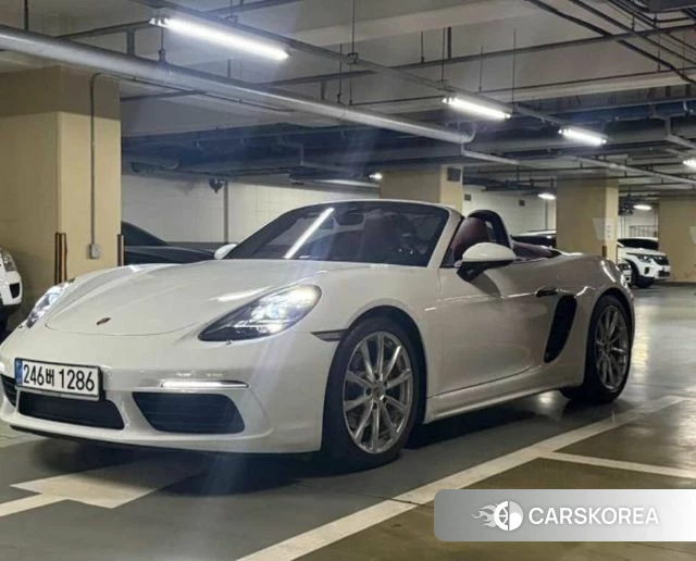 Porsche 718 Boxster 2020 Белый из Кореи