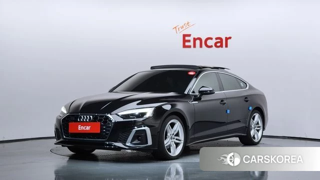 Audi A5 (F5) 2021 Черный из Кореи