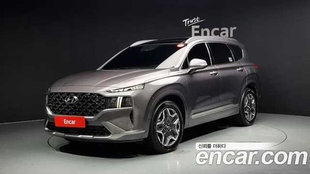 Hyundai The New Santa Fe 2021 Серый из Кореи
