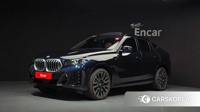 BMW X6 (G06) 2025 Черный из Кореи