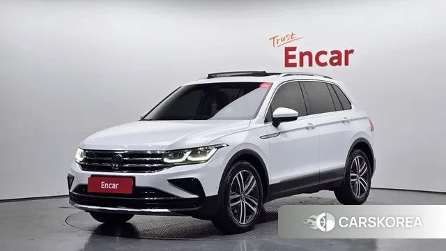 Volkswagen Tiguan second Generation 2024 Белый из Кореи