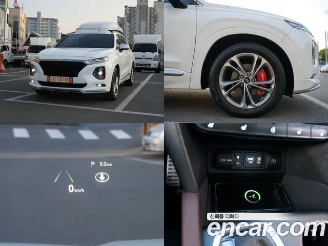 Hyundai Santa Fe TM 2018 Белый из Кореи