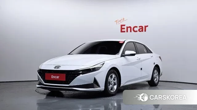 Hyundai Avante (CN7) 2020 Белый из Кореи