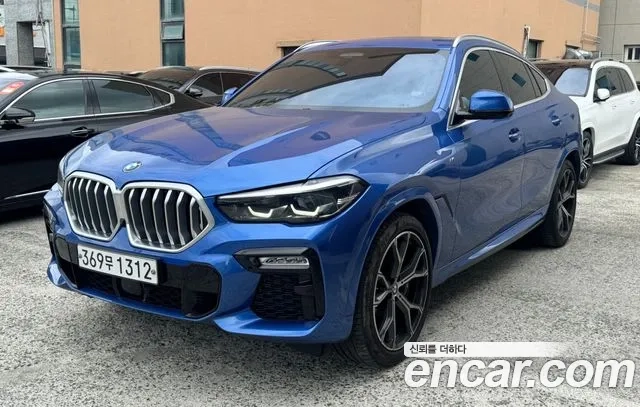 BMW X6 (G06) 2020 Синий из Кореи
