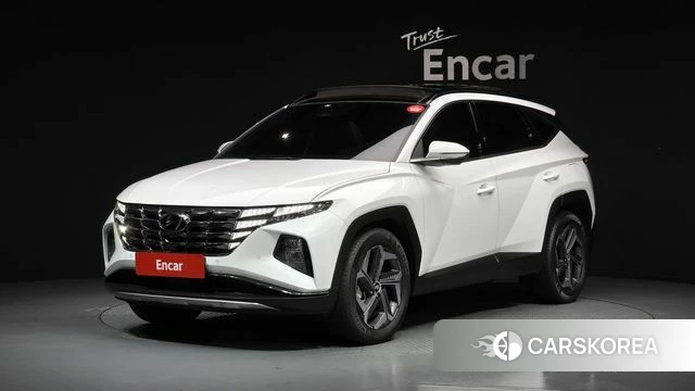 Hyundai Tucson (NX4) 2021 Белый из Кореи