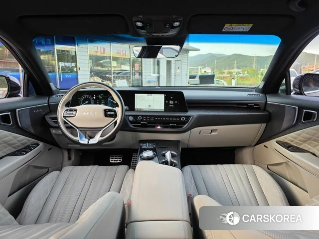 Kia K8 Hybrid 2021 Черный из Кореи
