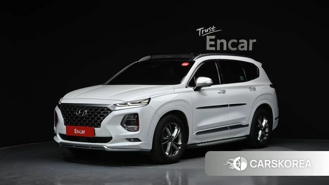 Hyundai Santa Fe TM 2019 Белый из Кореи