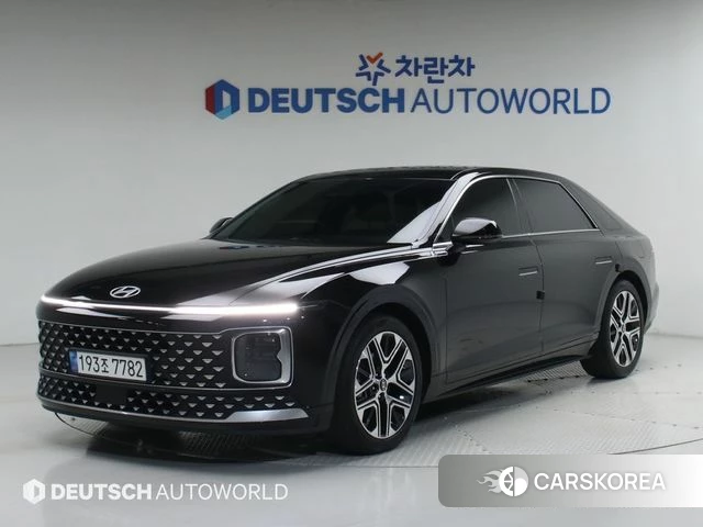 Hyundai Grandeur Hybrid (GN7) 2023 Черный из Кореи