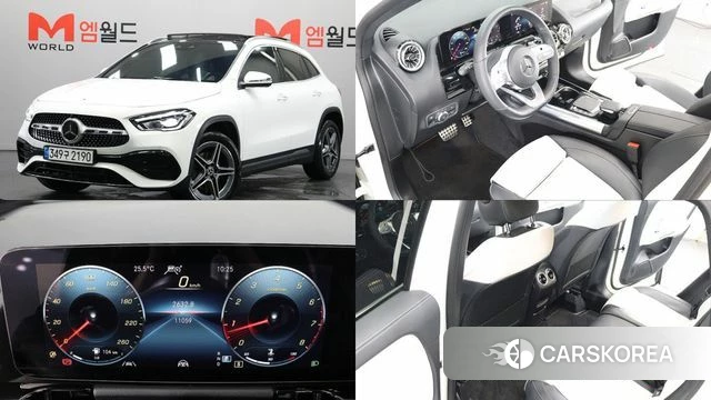 Mercedes-Benz GLA - Class H247 2023 Белый из Кореи