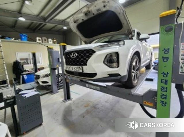 Hyundai Santa Fe TM 2019 Белый из Кореи