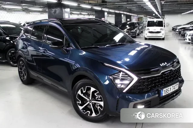 Kia Sportage 5th Generation Hybrid 2021 Синий из Кореи