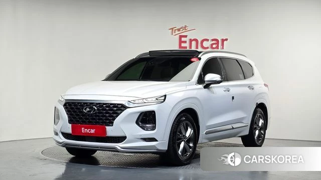 Hyundai Santa Fe TM 2019 Белый из Кореи