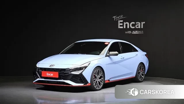 Hyundai Avante (CN7) 2022 Небесно-голубой из Кореи