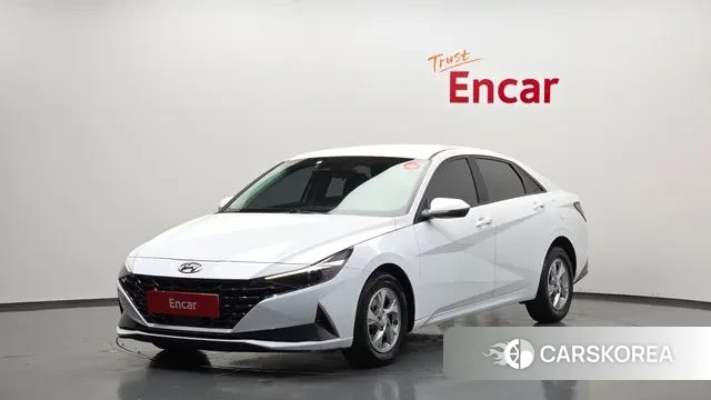 Hyundai Avante (CN7) 2020 Белый из Кореи