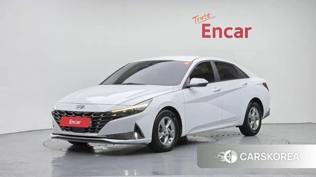 Hyundai Avante (CN7) 2021 Белый из Кореи