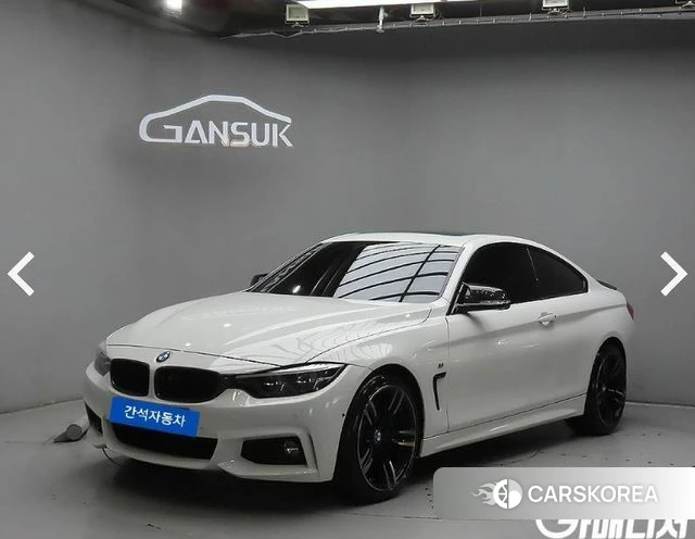 BMW 4 Series (F32) 2018 Белый из Кореи