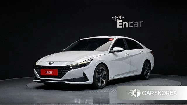 Hyundai Avante (CN7) 2020 Белый из Кореи