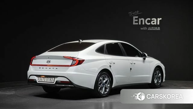 Hyundai Sonata (DN8) 2019 Белый из Кореи