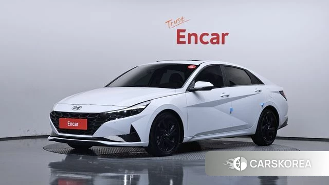 Hyundai Avante (CN7) 2022 Белый из Кореи