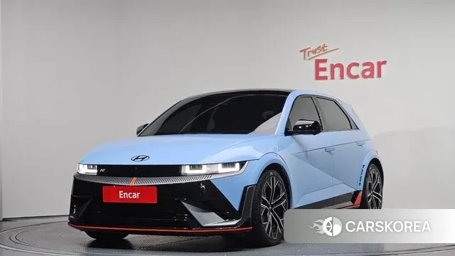 Hyundai Ionic 5 2023 Небесно-голубой из Кореи