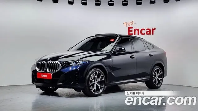 BMW X6 (G06) 2024 Черный из Кореи