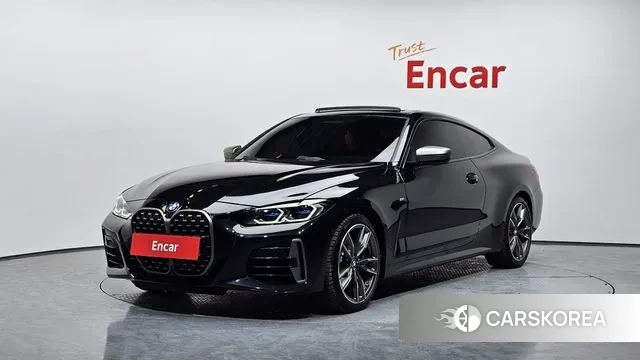 BMW 4 Series (G22) 2023 Черный из Кореи