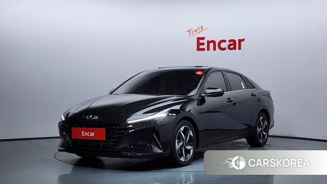 Hyundai Avante (CN7) 2022 Черный из Кореи